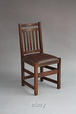 1910 Limbert Chair Arts & Crafts Craftsman Mission Seat Oak Wood Riveted