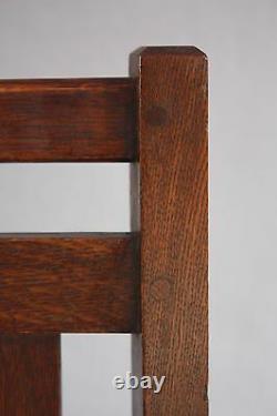 1910 Limbert Chair Arts & Crafts Craftsman Mission Seat Oak Wood Riveted