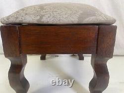 1910s Arts and Crafts Oak Footstool