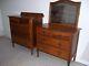 1928 Arts and Crafts/Mission Matching Dresser's with Mirror