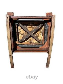20th C Antique Arts & Crafts / Mission Oak L&jg Stickley Tiger Oak Rocking Chair