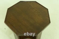 52953EC STICKLEY Octagonal Mission Oak Small Lamp Table
