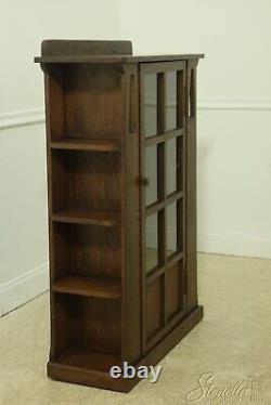 54342EC Mission Oak Stickley Design 1 Door Bookcase