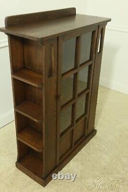 54342EC Mission Oak Stickley Design 1 Door Bookcase