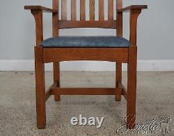 60235EC Set of 6 STICKLEY Mission Oak Dining Room Armchairs