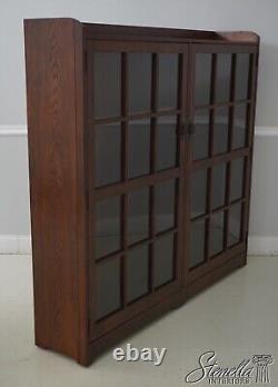 63936EC Arts & Crafts 2 Door Mission Oak Bookcase