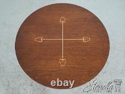 64379EC STICKLEY Round Harvey Ellis Mission Oak Lamp Table