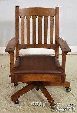 66098EC STICKLEY Mission Oak Arts & Crafts Desk Chair