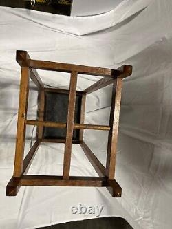 ANTIQUE OAK UMBRELLA CANE HALL STAND 29.5'' High