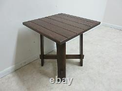 Amish Made Oak Mission Style Lamp End Table Pedestal
