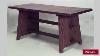 Antique American Mission Oak Rectangular Dining Table With