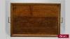 Antique American Mission Oak Rectangular Tray With Handles