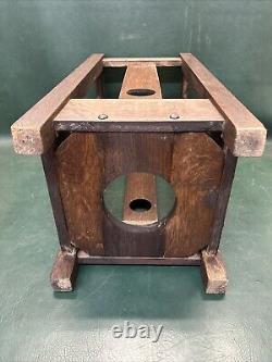 Antique Arts & Crafts Mission Oak Cane / Umbrella Stand Craftsman Stickley Era