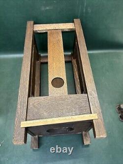 Antique Arts & Crafts Mission Oak Cane / Umbrella Stand Craftsman Stickley Era