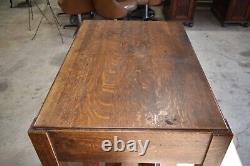 Antique Arts & Crafts Mission Oak Desk By Imperial Grand Rapids #1071