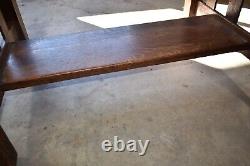 Antique Arts & Crafts Mission Oak Desk By Imperial Grand Rapids #1071