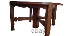 Antique Arts & Crafts Mission Oak Dining Table