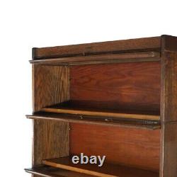 Antique Arts & Crafts Mission Oak Five Stack Barrister Bookcase C1910