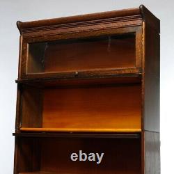 Antique Arts & Crafts Mission Oak Seven-Stack Barrister Bookcase c1910