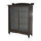 Antique Arts & Crafts Mission Oak Sliding Door Bookcase Circa 1910