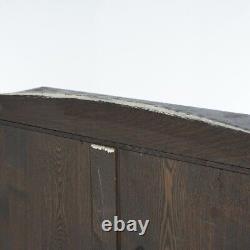 Antique Arts & Crafts Mission Oak Sliding Door Bookcase Circa 1910