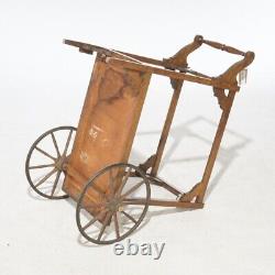 Antique Arts & Crafts Mission Oak Tea Serving Cart, circa 1910