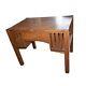 Antique Arts & Crafts Mission Style Oak Kneehole Desk