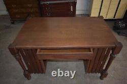 Antique Arts & Crafts Style Mission Style Oak Desk