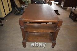 Antique Arts & Crafts Style Mission Style Oak Desk