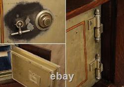 Antique Gustav Stickley Mission Oak Safe Cabinet