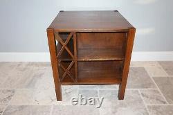 Antique J. M. Young mission book/ table cabinet arts and crafts