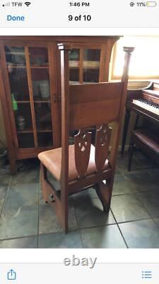 Antique Jamestown Furniture NY Mission Arts & Crafts Chair Rohlfs Stickley Era