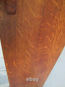 Antique LIMBERT DESK Oak Narrow Size Arts Crafts Stickley Era W5779