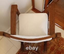 Antique Limbert Style Mission Arts & Crafts Oak Rocking Chair