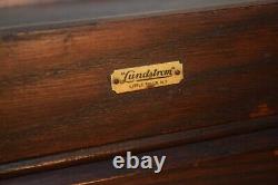 Antique Lundstrom Folding Sectional Barrister Bookcase Universal Design