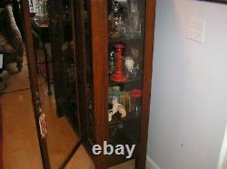 Antique Mission / Arts And Crafts Tiger Oak China Cabinet (new Price)