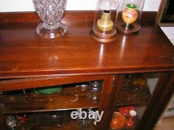 Antique Mission / Arts And Crafts Tiger Oak China Cabinet (new Price)