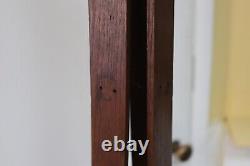 Antique Mission / Arts & Crafts Bent Oak Plank Coat Rack Hanger Stand SEE DESC