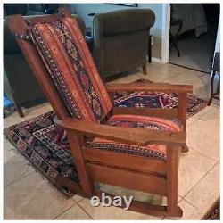 Antique Mission Arts & Crafts Oak Rocking Chair
