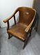Antique Mission Arts & Crafts Quartersawn Tiger Oak Bentwood Rocking Chair