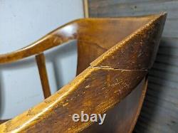 Antique Mission Arts & Crafts Quartersawn Tiger Oak Bentwood Rocking Chair