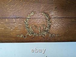 Antique Mission Arts & Crafts Quartersawn Tiger Oak Wood Wall Mantel Shelf