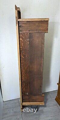 Antique Mission Arts & Crafts Quartersawn Tiger Oak Wood Wall Mantel Shelf