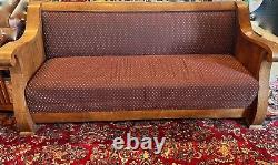 Antique Mission Arts & Crafts Style Oak ORIGINAL Sofa Bed Kroehler Hide-a-Bed