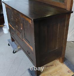 Antique Mission Arts and Crafts Oak Sideboard Buffet L and JG Stickley #737