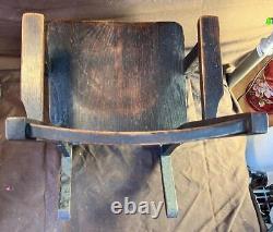 Antique Mission Era Arts & Crafts Period American Furniture Childs Rocking Chair