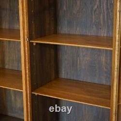 Antique Mission Oak Arts & Crafts Double Door Bookcase C1910