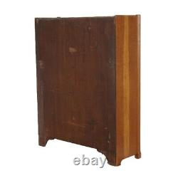 Antique Mission Oak Arts & Crafts Double Door Bookcase C1910