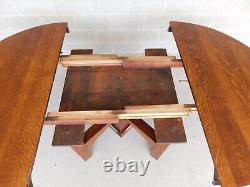 Antique Mission Oak Arts & Crafts Style Dining Table