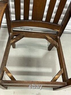 Antique Mission Oak Arts and Crafts Arm Chair